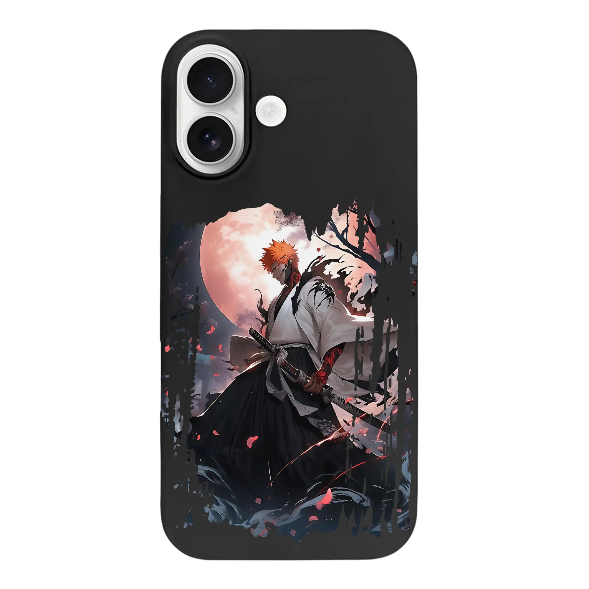 ブリーチ グッズ 黒崎 一護 - iPhone 17 シリーズ シリコンケース 薄型 耐衝撃 指紋防止 ソフトタッチカバー 精密フィット 傷防止 保護ケース iPhone 17/17 Air/17 Pro/17 Pro Max 対応